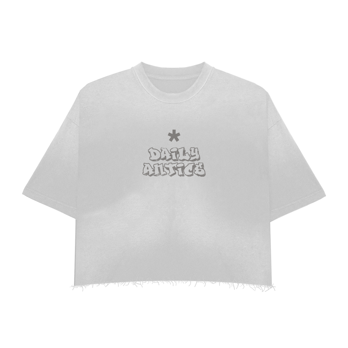 Oversized Boxy Cropped Tee