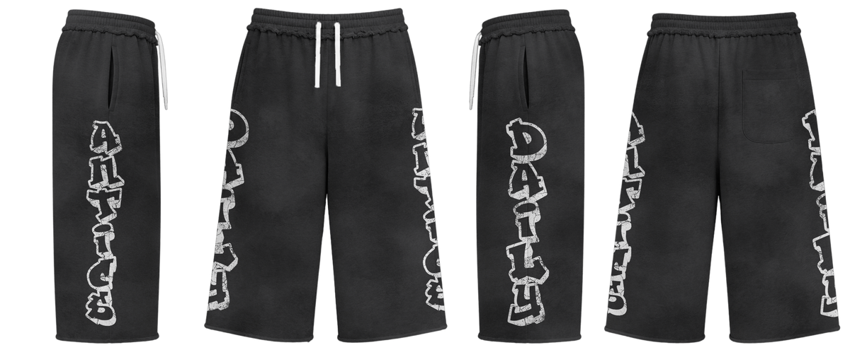 Graffiti Capri Shorts