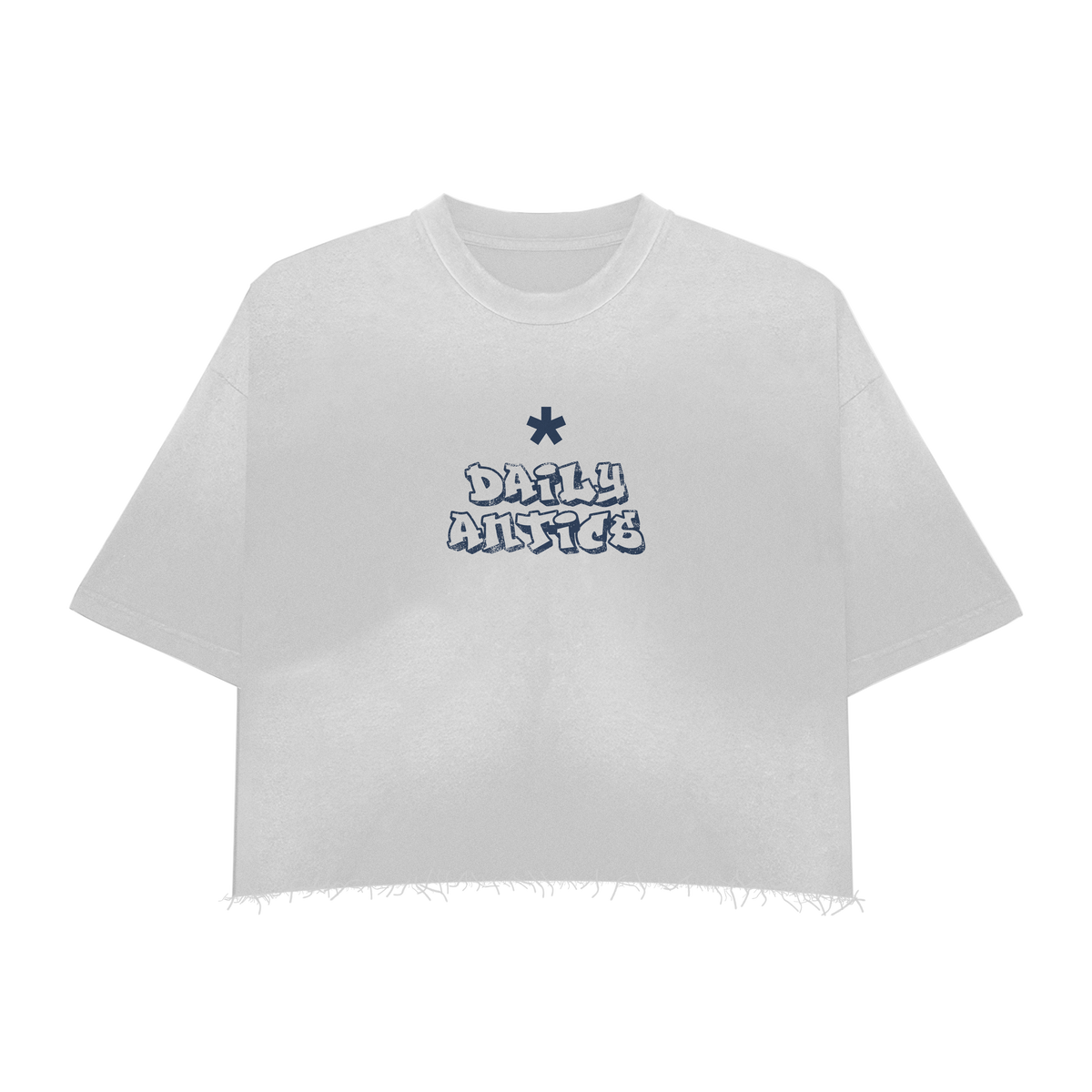 Oversized Boxy Cropped Tee