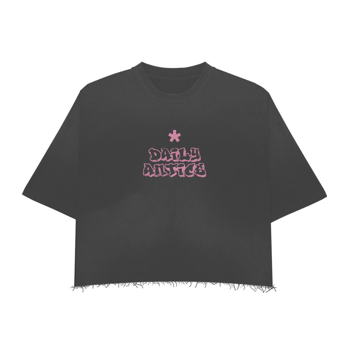 Oversized Boxy Cropped Tee