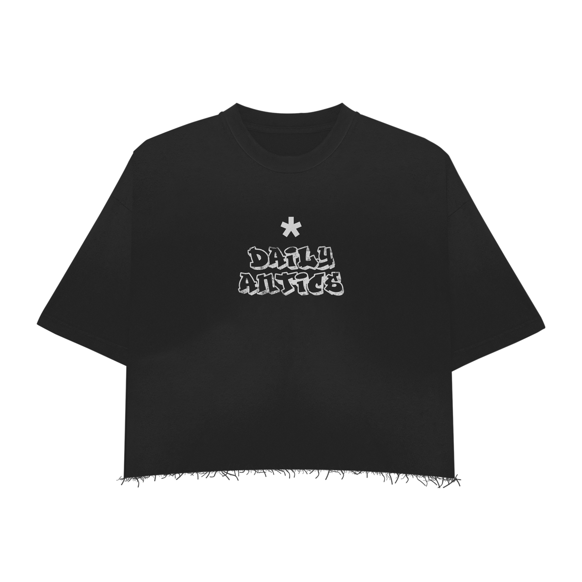 Oversized Boxy Cropped Tee