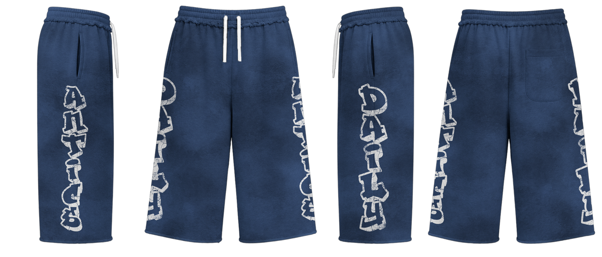 Graffiti Capri Shorts