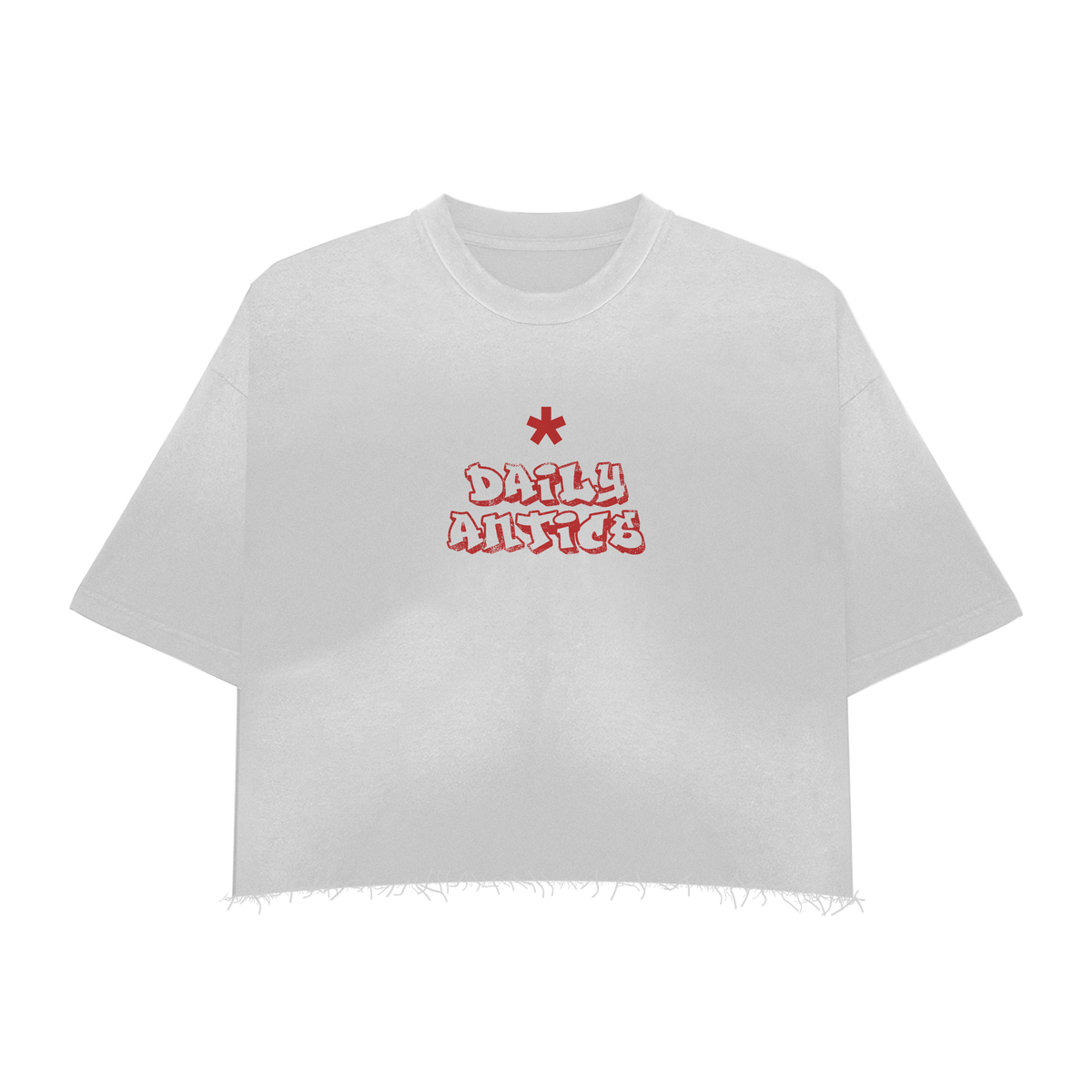 Oversized Boxy Cropped Tee