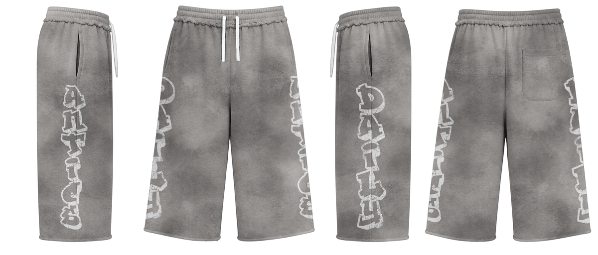 Graffiti Capri Shorts