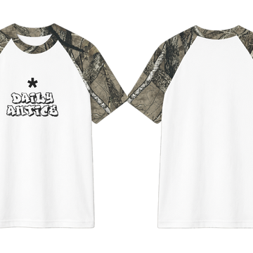 Camo Graffiti Raglan Tee