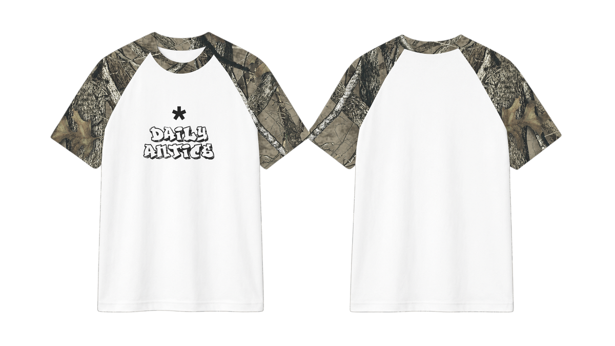 Camo Graffiti Raglan Tee