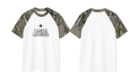 Camo Graffiti Raglan Tee