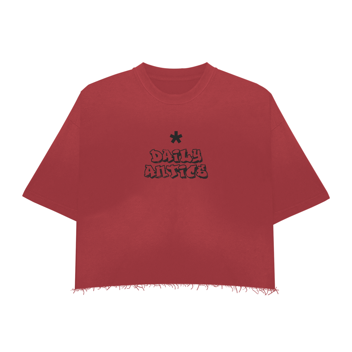 Oversized Boxy Cropped Tee