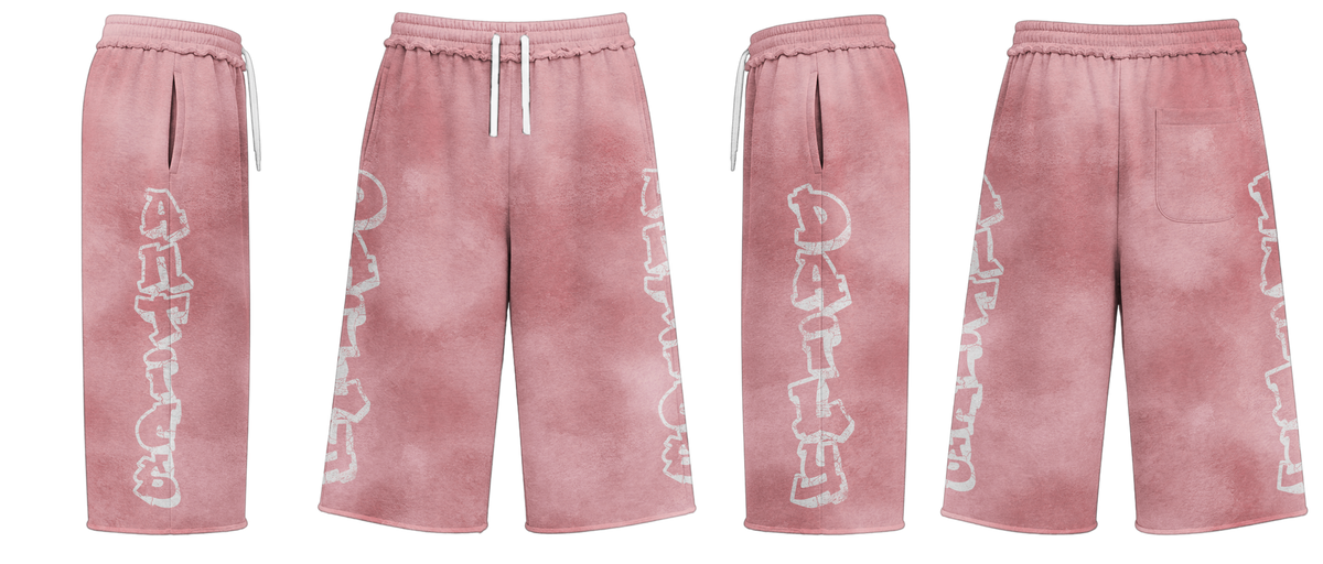 Graffiti Capri Shorts