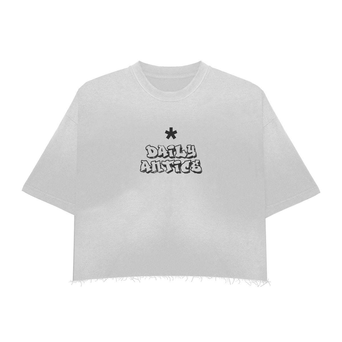 Oversized Boxy Cropped Tee
