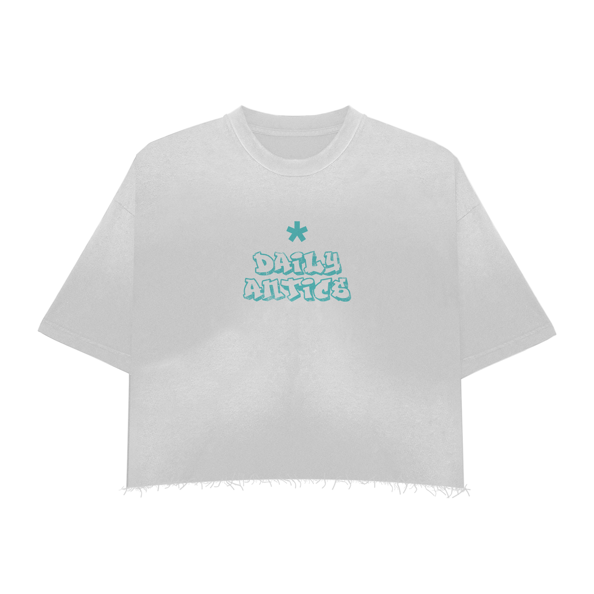 Oversized Boxy Cropped Tee
