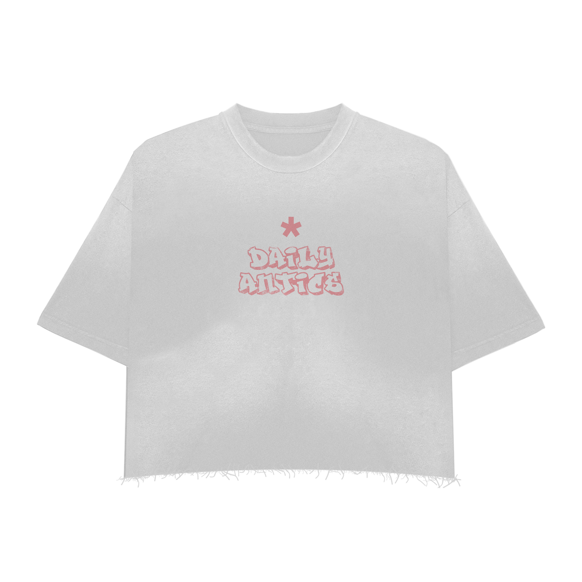 Oversized Boxy Cropped Tee