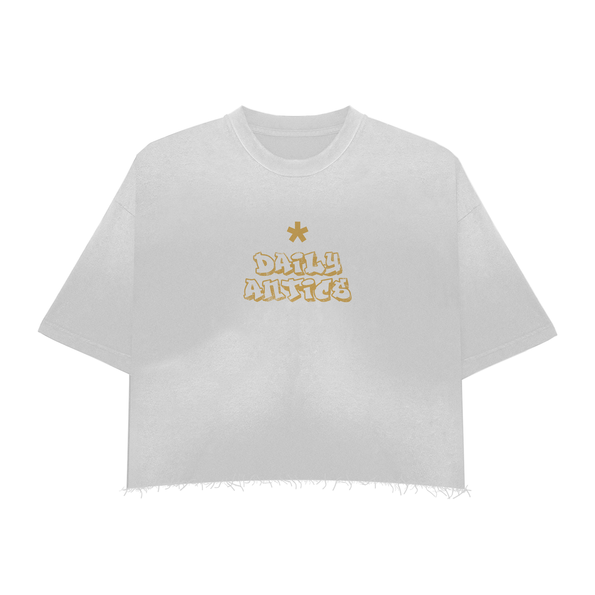 Oversized Boxy Cropped Tee