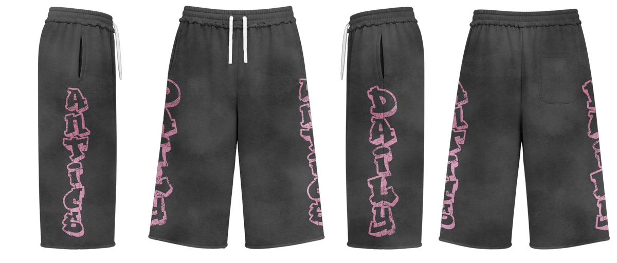 Graffiti Capri Shorts